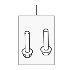 6508806AA - Suspension: Suspension Trailing Arm Bolt for Mopar Image
