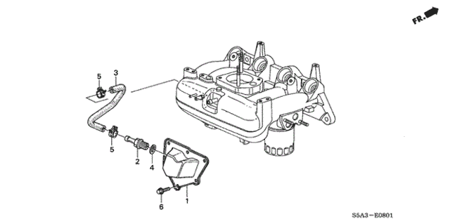 Breather Cover (2) for 2001 Honda Civic #0