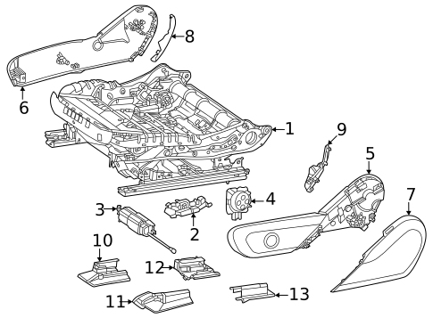 Lumbar Control Seats for 2024 Mercedes-Benz EQE 500 SUV #0