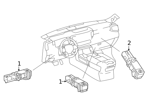Interior Lamps for 2024 Lexus GX550 #0