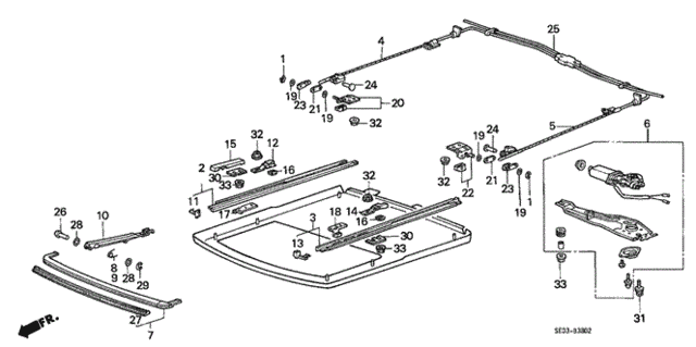 Sliding Roof (2) for 1987 Honda Accord #0
