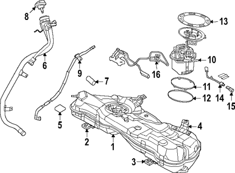 Fuel System Components for 2025 BMW 550e xDrive #0