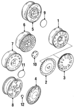 32001579 - Suspension: Wheel, Steel for Dodge: Monaco Image