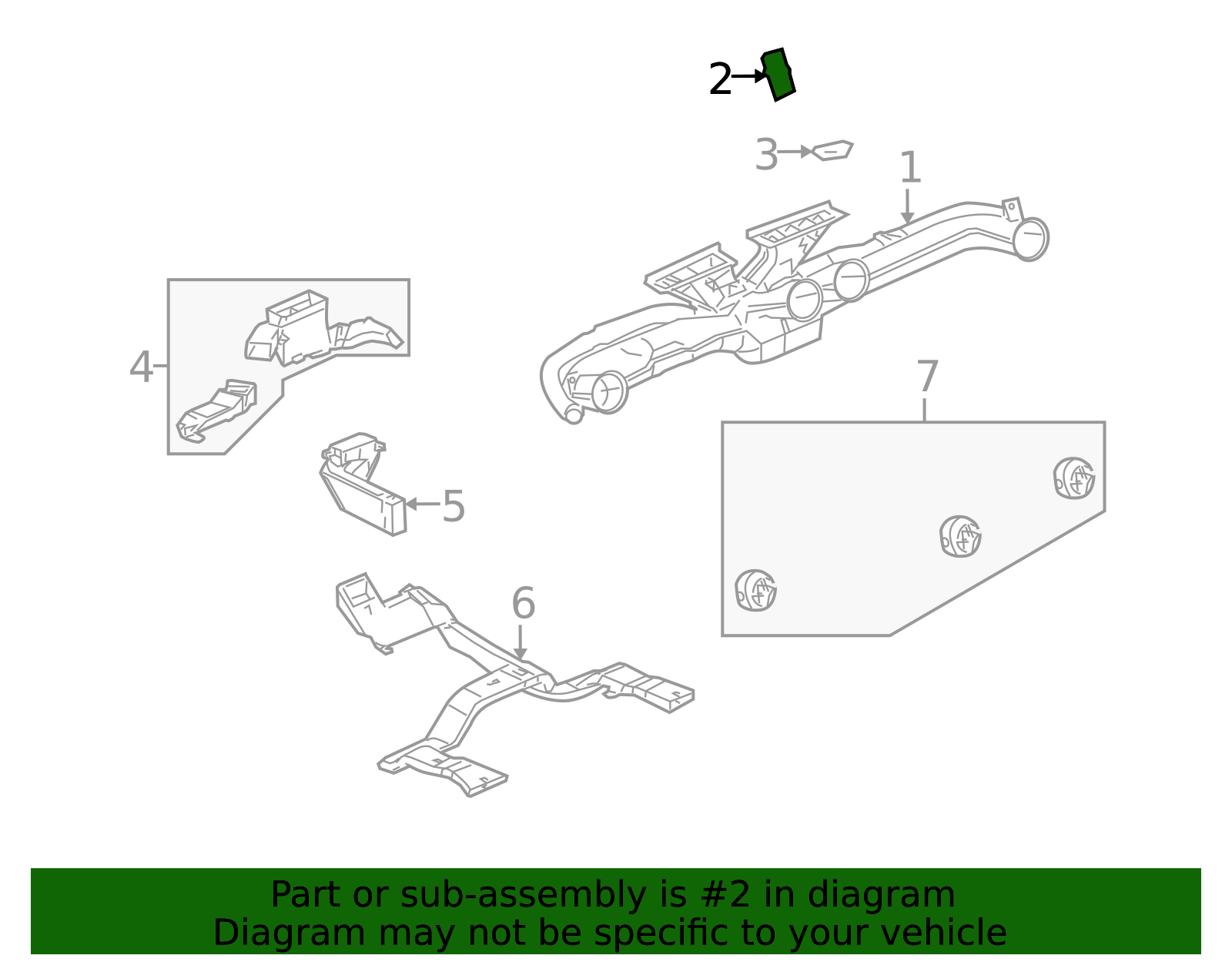 Instrument Panel Air Duct Air Temperature Sensor 12160947 | Chevy Parts ...