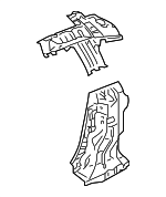 MN186564 - Body: Inner Pillar for Mitsubishi Image