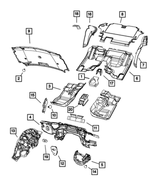 6506098AA - Interior Trim: Push In Pin for Mopar Image