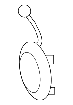 4G8807241FGRU - Body: Tow Eye Cap for Audi: A7 Quattro, S7 Image