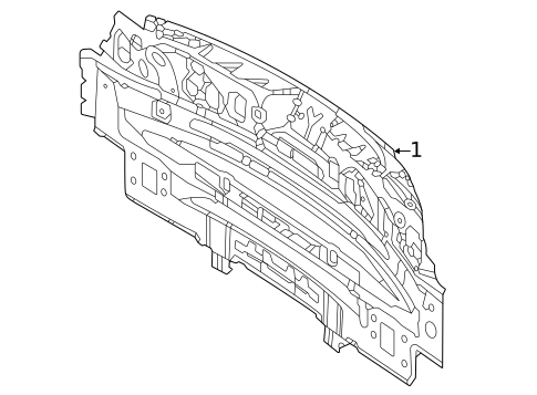 Rear Body for 2021 Mercedes-Benz AMG GT 63 #0
