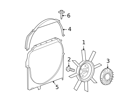 Cooling Fan for 2007 Dodge Dakota #0