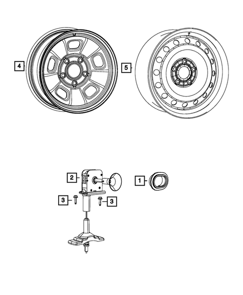 Wheel Spare for 2014 Ram 1500 #0