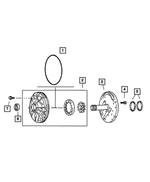 83503758 - Automatic Transmission 4 Speed: Transmission Pump Assy O Ring for Mopar Image