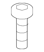 7146959892 - Body: License Bracket Screw for BMW Image