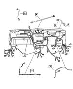 68087194AC - Electrical: Instrument Panel Wiring for Jeep: Grand Cherokee Image
