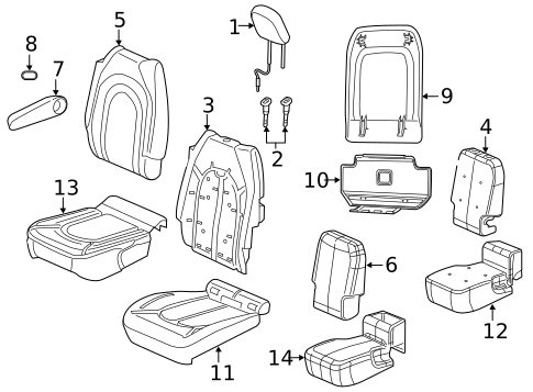 Second Row Seats for 2022 Chrysler Pacifica #3