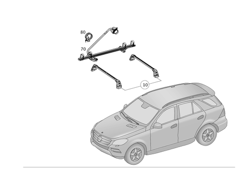 Roof Carrier Systems for 2015 Mercedes-Benz ML250 #0