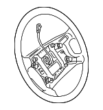 4B0419091AS05A - Steering: Steering Wheel for Audi: A4, A4 Quattro, A6, A6 Quattro, A8 Quattro, S4, S6, S8 Image