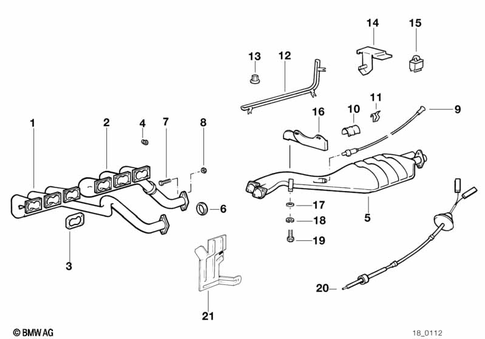 Exhaust System for 1986 BMW M6 #0