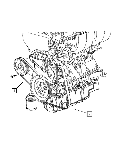 Drive Belts for 2007 Dodge Caravan #0