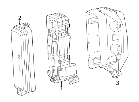 Fuse & Relay for 2023 Lexus LX600 #3