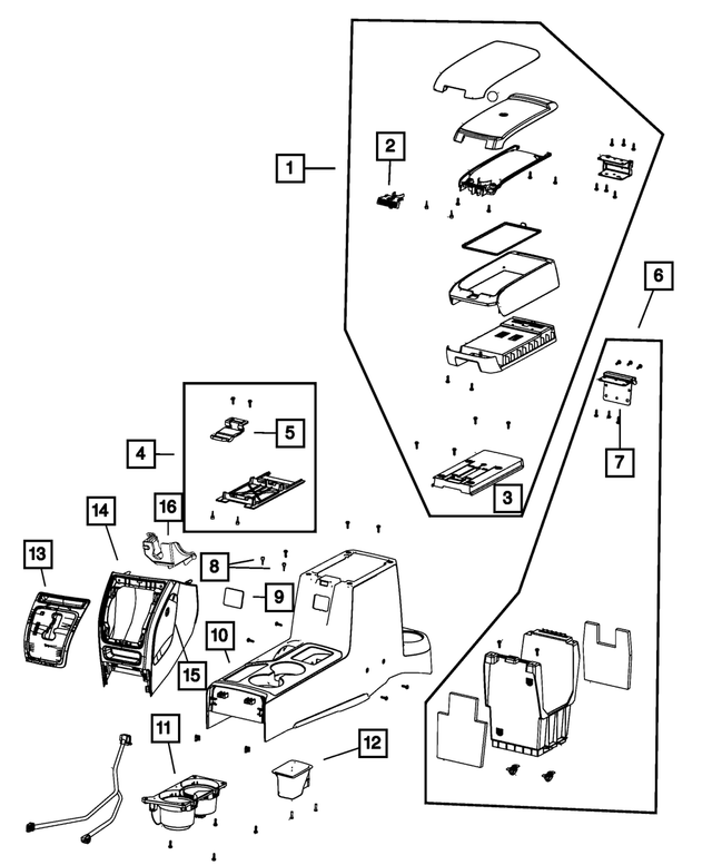 1LE151Z0AD - : Gear Shift Indicator Bezel for Mopar Image