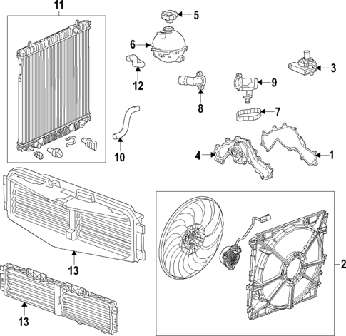 Cooling System for 2018 Cadillac XT5 #4