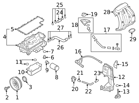 Engine Parts for 2018 Porsche Cayenne #6