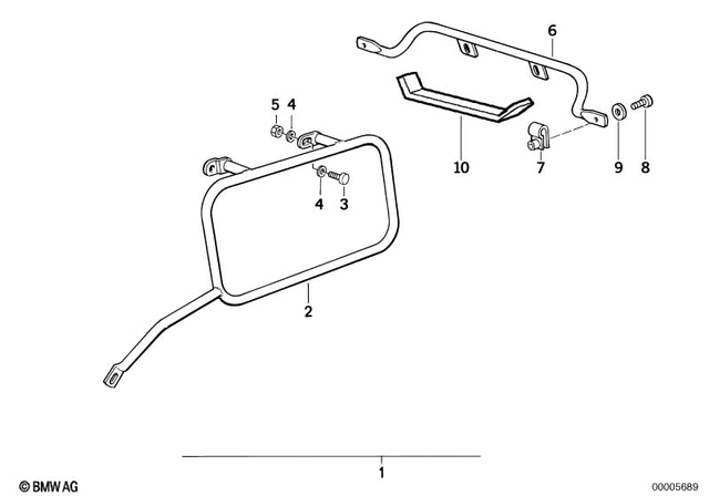 72602315678 - : Case Rod - Black for BMW-Motorrad Image