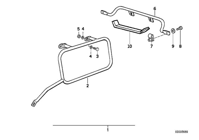 72602315678 - : Case Rod - Black for BMW-Motorrad Image