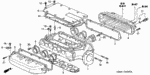17100P8EA20 - Engine: MANIFOLD, IN. for Acura Image
