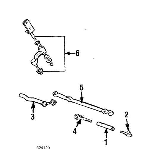 Steering Linkage for 1985 Mitsubishi Mighty Max #0