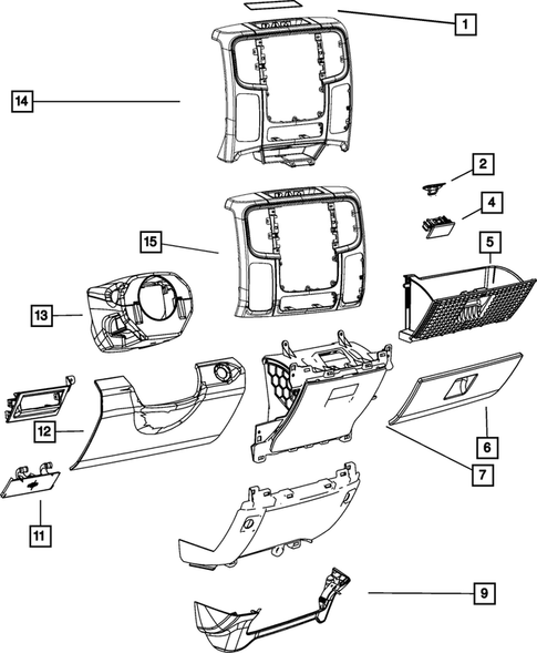 Instrument Panel for 2016 Ram 3500 #4