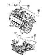53032090AF - : Crankcase Vent To Air Cleaner Tube for Ram: Dakota Image