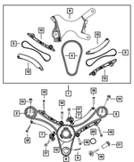 6100932 - 3.7L Gas; Engine: Hex Flange Head Bolt, Mounting for Mopar Image