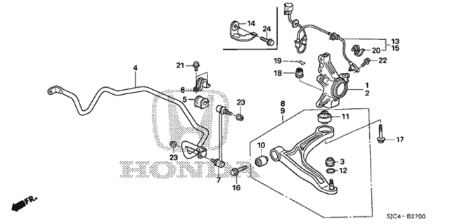 Front Stabilizer - Front Knuckle for 2011 Honda Ridgeline #0