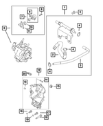 68101424AA - Fuel: Hex Flange Nut for Mopar Image