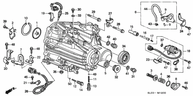 6MT Transmission Housing (6MT) for 2000 Acura NSX #0