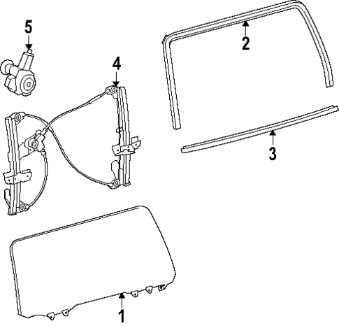 Glass - Lift Gate for 2025 Toyota 4Runner #0