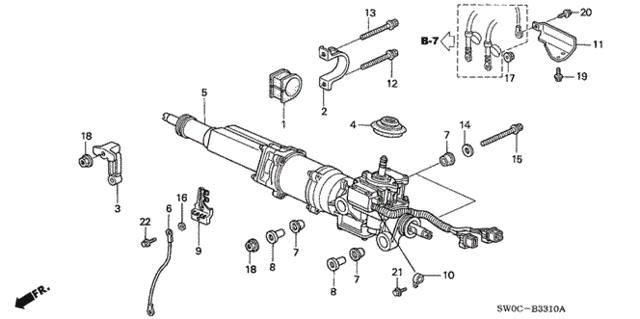 P.S. Gear Box for 2004 Acura NSX #0