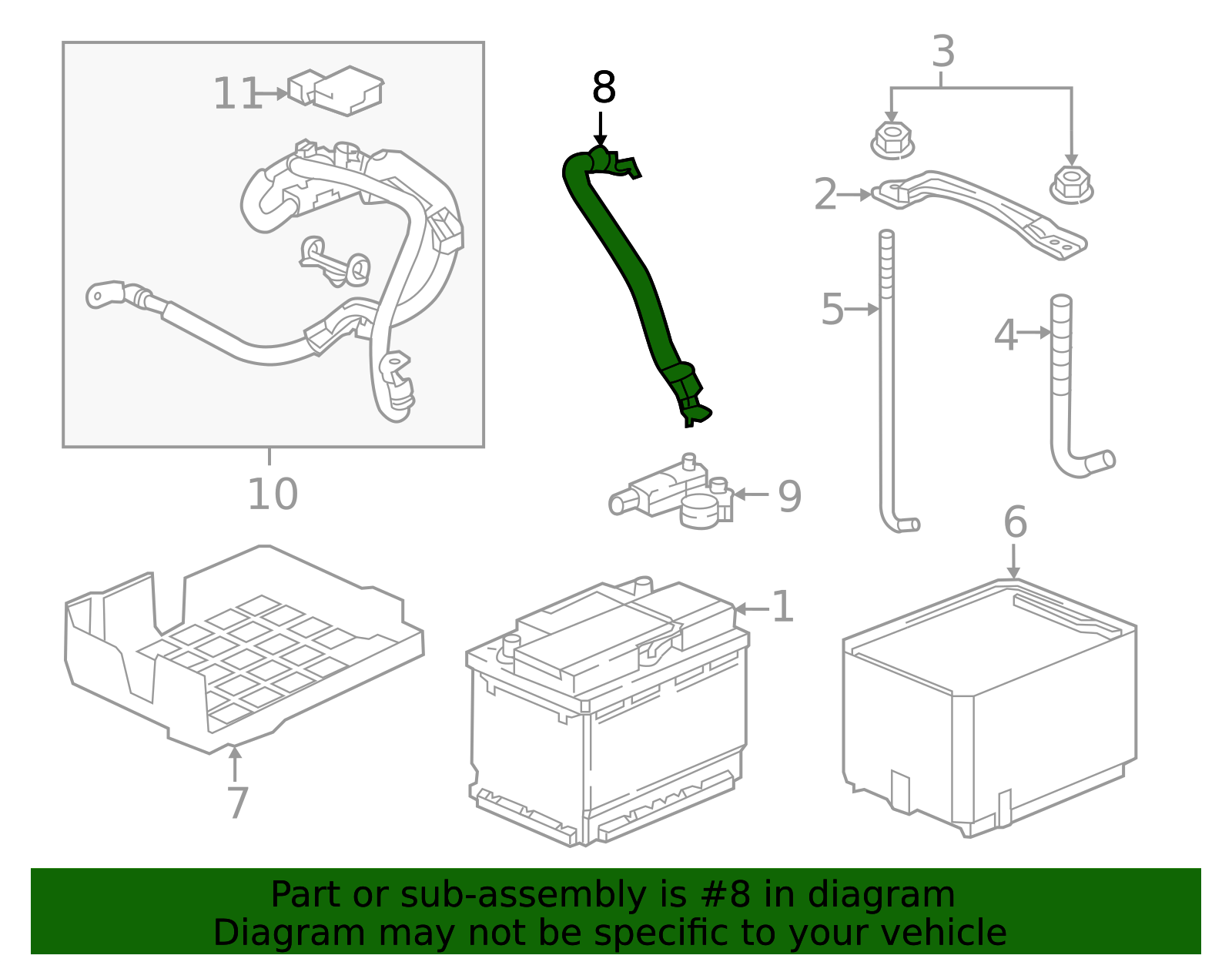 2023-2025 Honda Civic Negative Cable 32600-T60-J00 | OEM Parts Online