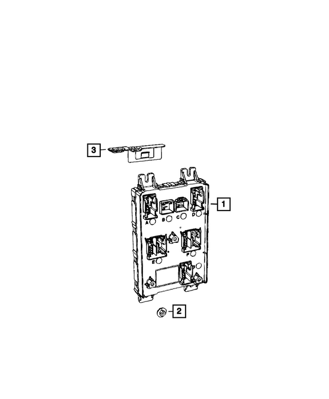 68620042AD - Electrical: Body Controller Module for Mopar Image