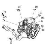 56041679AC - Electrical: Knock Sensor for Dodge: Dakota, Durango, Ram 1500, Ram 2500, Ram 3500 | Jeep: Commander, Grand Cherokee, Liberty Image