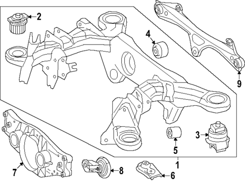 Suspension Mounting for 2025 Mercedes-Benz GLC43 AMG #0