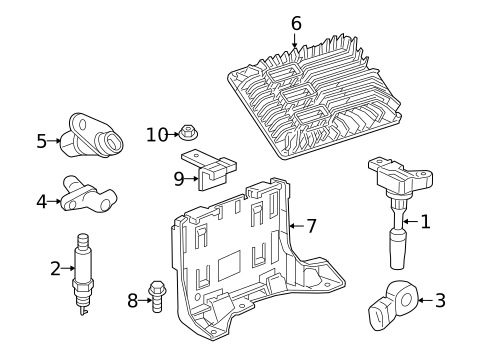 Ignition System for 2019 Cadillac CT6 #0