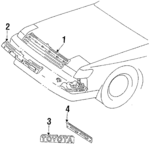 5310120180 - : Grille for Toyota Image
