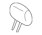 81340S3VA32ZA - Body: Headrest for Acura: MDX Image