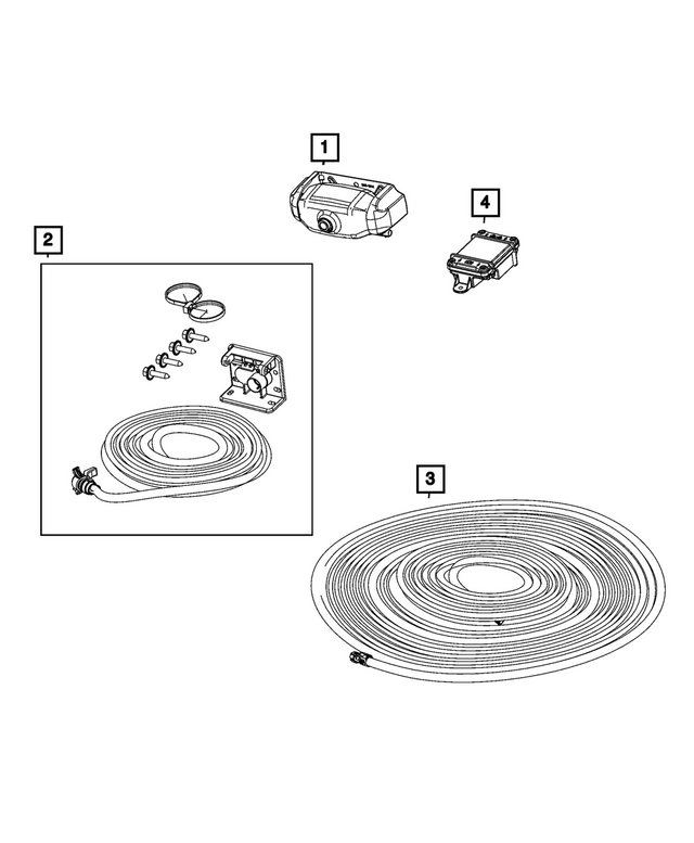 68550632AA - Electrical: Camera Wiring for Mopar Image