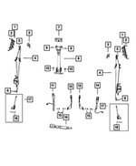 6NH89TX7AC - : Front Outer Seat Belt, Left for Ram: 2500 Image