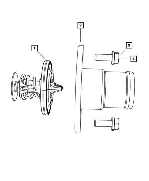 Water Pump and Related Parts for 2012 Ram 1500 #1