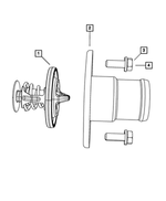 6101982 - Cooling: Hex Head Screw And Washer for Chrysler: 300, Aspen | Dodge: Challenger, Charger, Durango, Journey, Magnum, Ram 1500, Viper | Jeep: Commander, Grand Cherokee, Grand Cherokee L, Grand Wagoneer, Wagoneer, Wrangler | Ram: 1500, 1500 Classic, 2500, 3500 | SRT: Viper Image