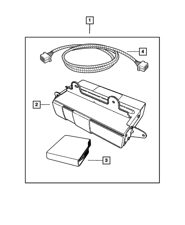5073243AA - Mopar Accessories - Component Parts: Din Cable for Mopar Image